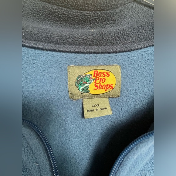 Bass pro shop fleece men’s jacket 2x - Picture 3 of 5